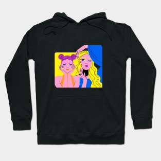 Pop Art Girl Hoodie